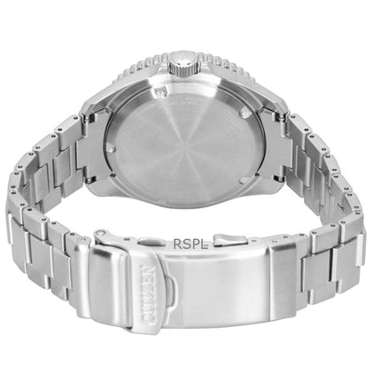 Citizen Promaster Taucheruhr aus Edelstahl mit blauem Zifferblatt und Eco-Drive-Antrieb BN0260-54L, wasserdicht bis 200 m, Herrenuhr