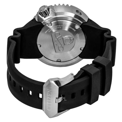 Citizen Promaster Polyurethan-Armband Rotes Zifferblatt Eco-Drive Taucheruhr BN1024-01Z 300M Herrenuhr