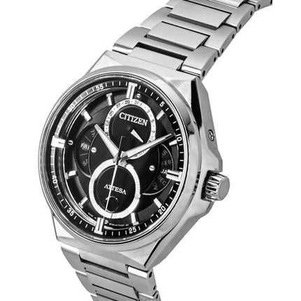 Citizen Attesa Super Titanium Mondphase Schwarzes Zifferblatt Eco-Drive BU0060-68E 100M Herrenuhr