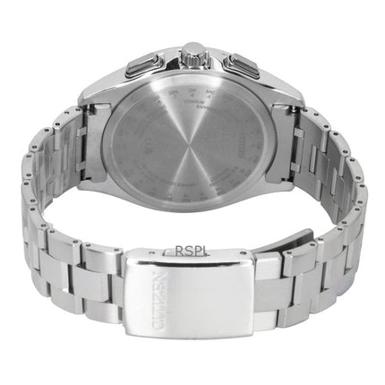 Citizen Attesa Limited Edition Super Titanium Herrenuhr mit blauem Zifferblatt, Eco-Drive BY1000-51L, wasserdicht bis 100 m