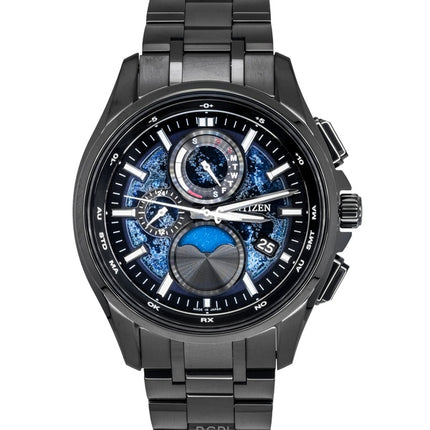 Citizen Eco-Drive Hakuto-R Super Titanium Mondphase Blaues Zifferblatt BY1008-67L 100M Herrenuhr