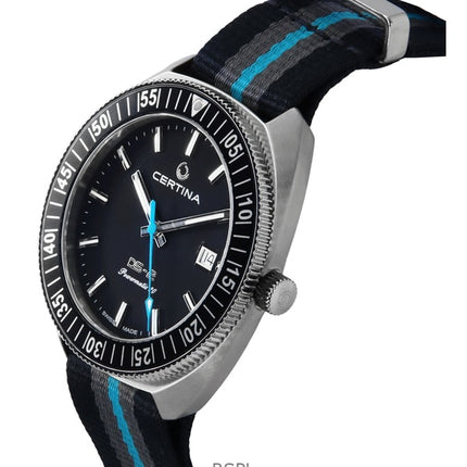 Certina DS-2 Sea Turtle Conservancy Special Edition, schwarzes Zifferblatt, automatische Taucheruhr, C024.607.48.051.10, 200 m, Herrenuhr