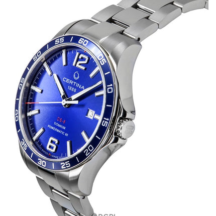 Certina DS-8 Powermatic 80 Titan Blaues Zifferblatt Automatik C033.807.44.047.00 100M Herrenuhr