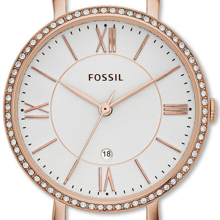 Fossil Jacqueline Datumsanzeige Edelstahl C141016 Damenuhr
