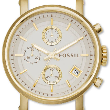 Fossil Original Freund Chronograph Edelstahl C181019 Damenuhr