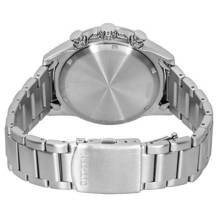 Citizen Brycen Chronograph Edelstahl Blaues Zifferblatt Eco-Drive CA0781-50L 100M Herrenuhr