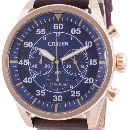 Citizen Chronograph Kalbsleder Eco-Drive CA4213-26L 100M Herrenuhr