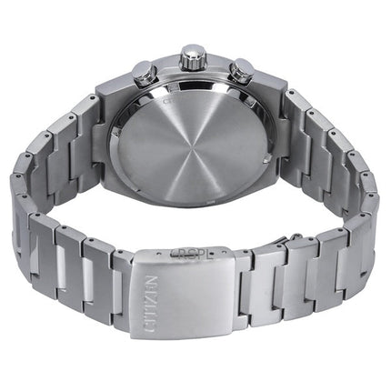Citizen Zenshin Chronograph Super Titanium Silbernes Zifferblatt Eco-Drive CA4610-85A 100M Herrenuhr