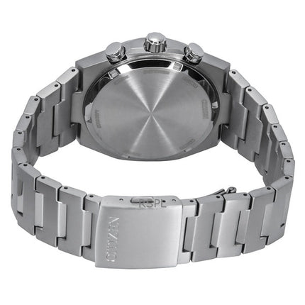 Citizen Zenshin Chronograph Super Titanium Eisblaues Zifferblatt Eco-Drive CA4610-85M 100M Herrenuhr