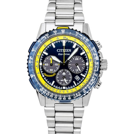 Citizen Promaster Navihawk Special Edition Chronograph Blaues Zifferblatt Eco-Drive Taucheruhr CA4667-53L 200M Herrenuhr