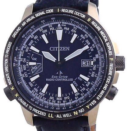Citizen Promaster Funkgesteuerte Eco-Drive Titanium CB0204-14L 200M Taucher-Herrenuhr
