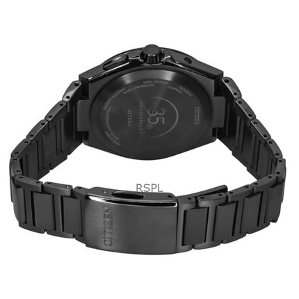 Citizen Attesa Perpetual Calendar Super Titanium Schwarzes Zifferblatt Eco-Drive CB0217-71E 100M Herrenuhr