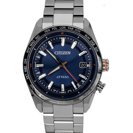 Citizen Attesa ACT Line Super Titanium Blaues Zifferblatt Eco-Drive CB0287-68L 100M Herrenuhr