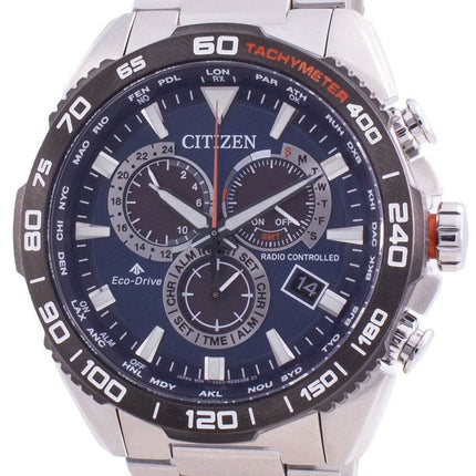 Citizen Promaster Funkgesteuertes Weltzeit-Öko-Laufwerk CB5034-82L 200M Herrenuhr