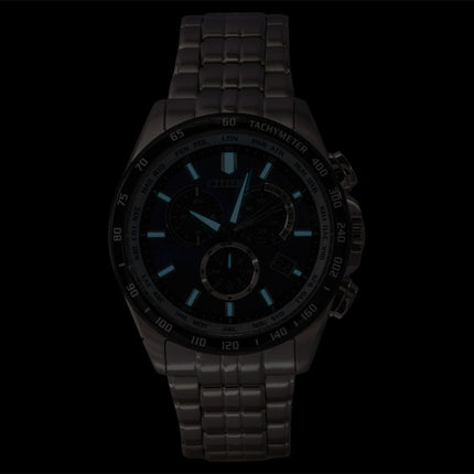 Citizen Eco-Drive Limited Edition Chronograph Edelstahl Blaues Zifferblatt Solar CB5874-81L 100M Herrenuhr