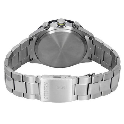 Citizen Funk-Chronograph Super Titanium schwarzes Zifferblatt Eco-Drive CB5947-80E 100M Herrenuhr