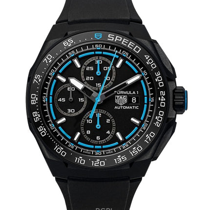Tag Heuer Formula 1 Chronograph Kautschukarmband Schwarzes Zifferblatt Automatische Taucheruhr CBZ2084.FT8097 200M Herrenuhr
