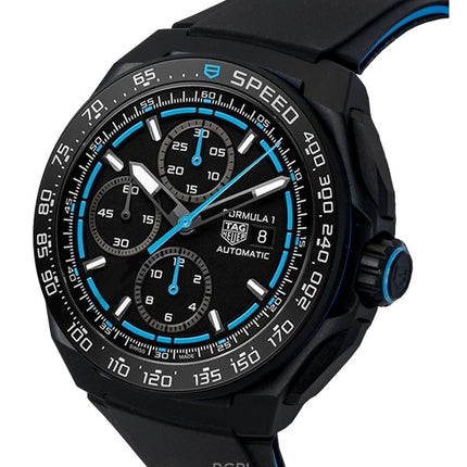 Tag Heuer Formula 1 Chronograph Kautschukarmband Schwarzes Zifferblatt Automatische Taucheruhr CBZ2084.FT8097 200M Herrenuhr