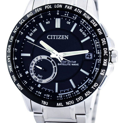Citizen Eco-Drive Satellite Wave GPS Welt Zeit Power Reserve CC3005-51E Herrenuhr