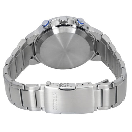 Citizen Eco-Drive Perpetual Satellite GPS Edelstahl Blaues Zifferblatt CC3030-53L 100M Herrenuhr