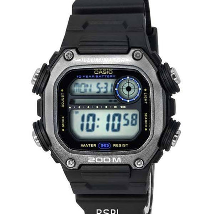 Casio Digital Sports Resin Strap Quartz DW-291HX-1A DW291HX-1 200M Herrenuhr