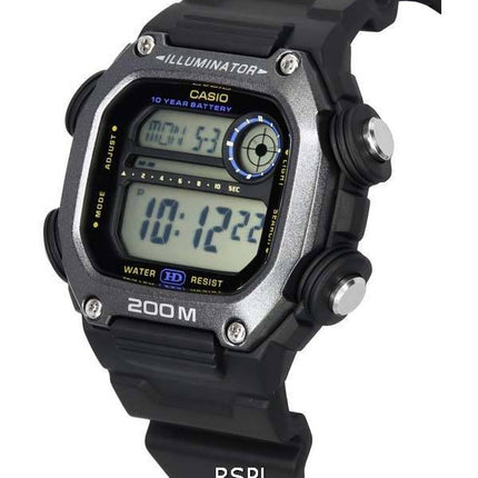 Casio Digital Sports Resin Strap Quartz DW-291HX-1A DW291HX-1 200M Herrenuhr