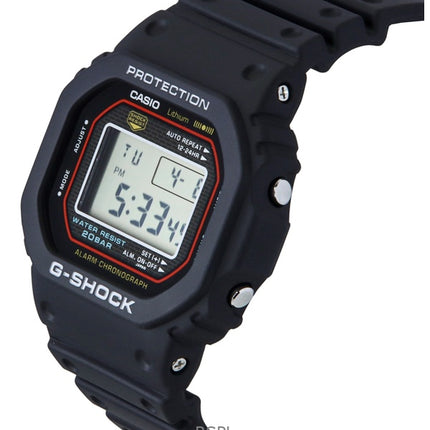 Casio G-Shock Digital: Nachbildung des Originaldesigns der ersten G-Shock Quartz DW-5000R-1A 200M Herrenuhr
