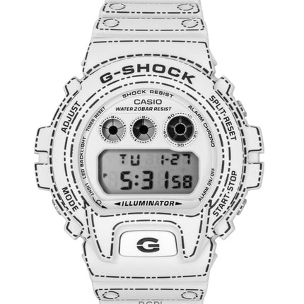 Casio G-Shock Digitaluhr mit biobasiertem Harzarmband, Quarzwerk, Modell DW-6900RGM-5, wasserdicht bis 200 m, Herrenuhr