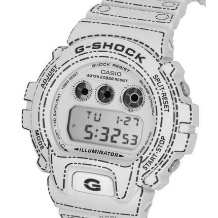 Casio G-Shock Digitaluhr mit biobasiertem Harzarmband, Quarzwerk, Modell DW-6900RGM-5, wasserdicht bis 200 m, Herrenuhr