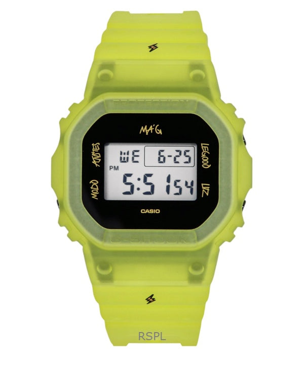 Casio G-Shock Digital J Balvin Harzarmband Quarz DWE-5600JB-1A9 200M Herrenuhr