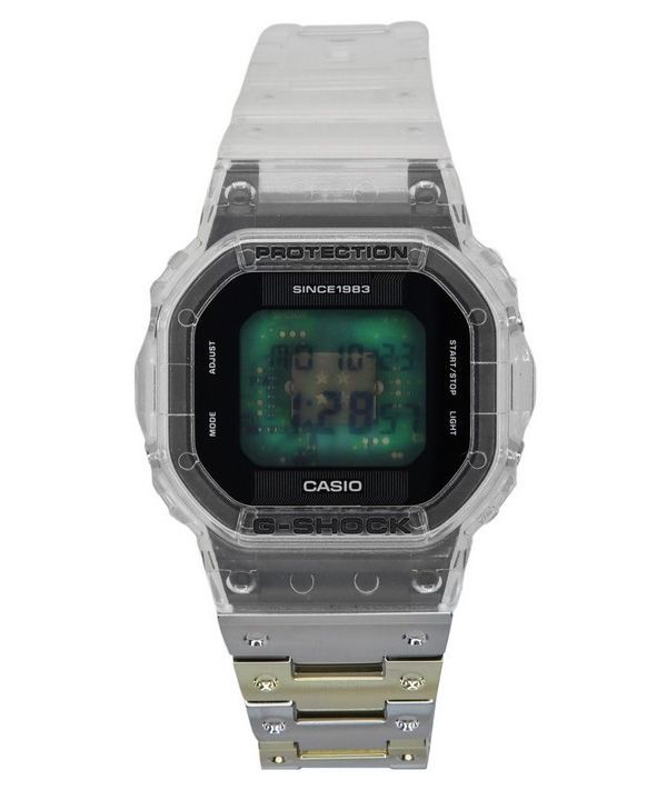 Casio G-Shock 40th Anniversary Limited Edition Digital Clear Remix Transparent Quartz DWE-5640RX-7 200M Herrenuhr