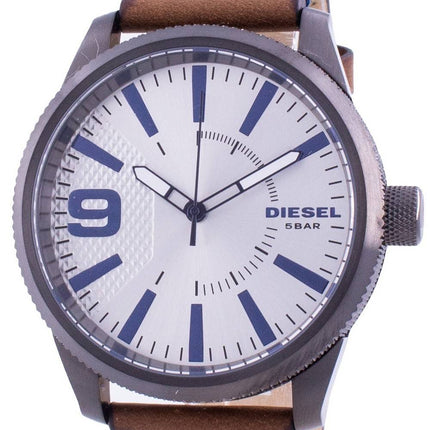 Diesel Rasp NSBB Silber Zifferblatt Quarz DZ1905 Herrenuhr