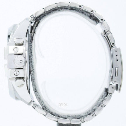 Diesel Mega Chief Quarz-Chronograph schwarzes Zifferblatt DZ4308 Herrenuhr