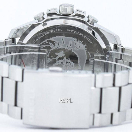 Diesel Mega Chief Quarz-Chronograph schwarzes Zifferblatt DZ4308 Herrenuhr