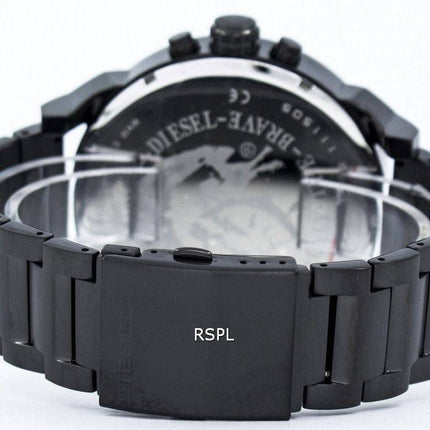 Diesel-Mr-Daddy 2.0 überdimensioniert Chronograph-schwarzes Zifferblatt DZ7312 Herren Uhr