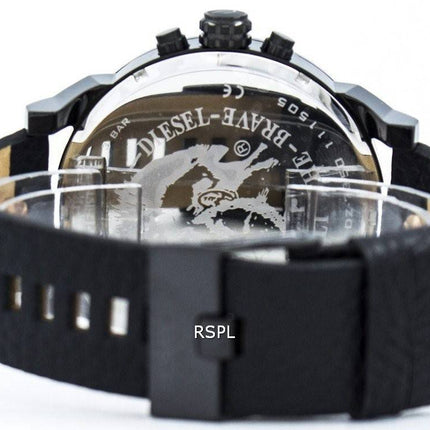 Diesel Mr Daddy 2.0 Quarz Chronograph schwarzes Zifferblatt DZ7350 Herrenuhr