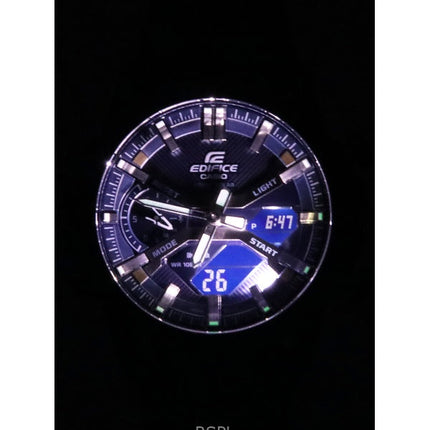 Casio Edifice Analog Digital Cool Blue Edition Smartphone Link Blaues Zifferblatt Solar ECB-2000CB-2 100M Herrenuhr