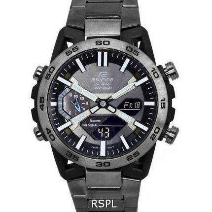 Casio Edifice Sospensione Analog Digital Solar ECB-2000DC-1A ECB2000DC-1 100m Herrenuhr