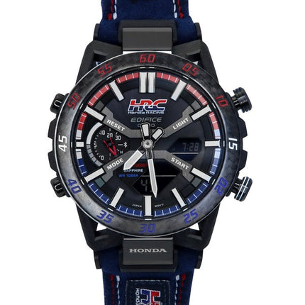 Casio Edifice Analog-Digital-Honda Racing Collaboration Smartphone Link Schwarzes Zifferblatt Solar ECB-2000HR-1A 100M Herrenuhr