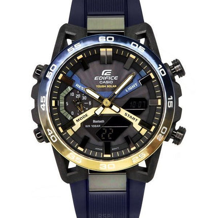 Casio Edifice Sospensione Nighttime Drive Analog-Digital-Smartphone-Link Tough Solar ECB-2000NP-1A 100M Herrenuhr