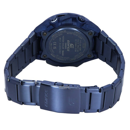 Casio Edifice Windflow Analog Digital Cool Blue Edition Smartphone Link Blaues Zifferblatt Solar ECB-2200CB-2 100M Herrenuhr