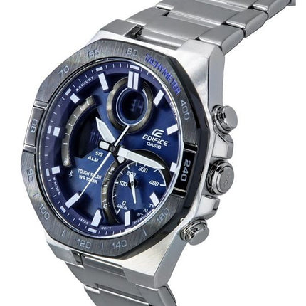 Casio Edifice Analog Digital Mobile Link Tough Solar ECB-950DB-2A 100M Herrenuhr mit blauem Zifferblatt