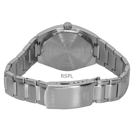 Casio Edifice Analog Edelstahl Schwarzes Zifferblatt Quarz EFB-109D-1AV 100M Herrenuhr