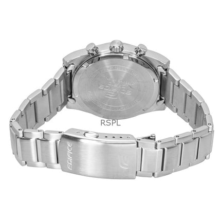 Casio Edifice Analog Standard Chronograph Edelstahl Blaues Zifferblatt Quarz EFB-730D-2BV 100M Herrenuhr
