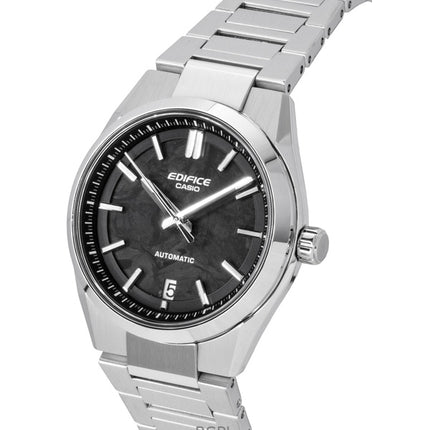 Casio Edifice Analog Edelstahl Geschmiedetes Carbon Graues Zifferblatt Automatik EFK-100CD-1A 100M Herrenuhr