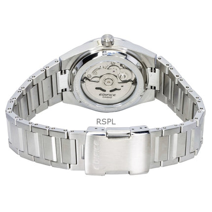 Casio Edifice Analog Edelstahl Geschmiedetes Carbon Blaues Zifferblatt Automatik EFK-100D-2A 100M Herrenuhr