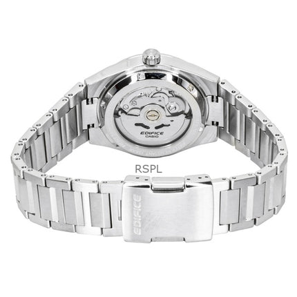 Casio Edifice Analog Edelstahl Geschmiedetes Carbon Grünes Zifferblatt Automatik EFK-100D-3A 100M Herrenuhr