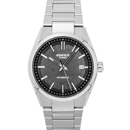 Casio Edifice Analog Edelstahl Schwarzes Zifferblatt Automatik EFK-110D-1A 100M Herrenuhr