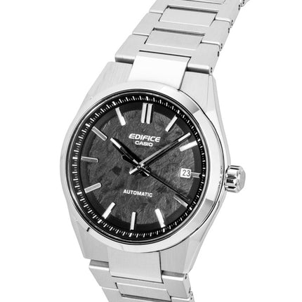 Casio Edifice Analog Edelstahl Schwarzes Zifferblatt Automatik EFK-110D-1A 100M Herrenuhr