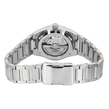 Casio Edifice Analog Edelstahl Schwarzes Zifferblatt Automatik EFK-110D-1A 100M Herrenuhr